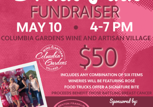 Drink Pink for breast cancer fundraiser at Columbia Gardens on May 10