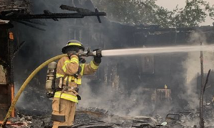 Two residents safe after house fire in Finley