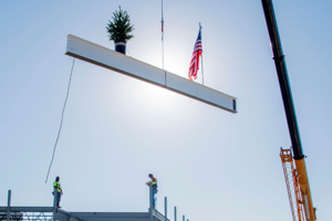 Pasco School District holds topping out ceremony for Sageview High