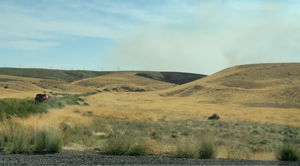 Benton County crews fully contain brush fire, Owens Road still closed