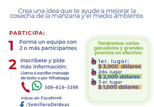 Nonprofit hosting competition for ideas to improve apple harvest