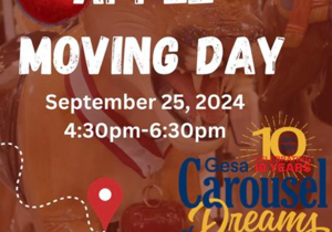 Celebrate WSU’s Apple Cup victory during Apple Moving Day at the Carousel of Dreams