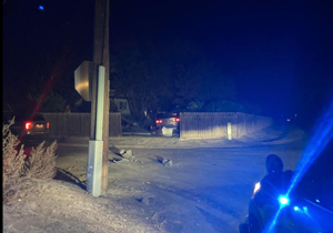 Driver on the run after hitting a horse, crashing through fence in Prosser