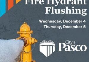 Pasco residents advised of temporary water discoloration caused by hydrant flushing