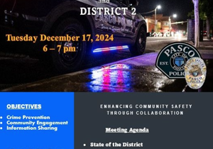 Pasco PD community meeting planned for Dec. 17