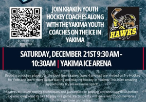 Kids in Yakima invited to try hockey for free with the Kraken