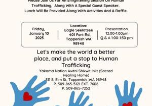 Toppenish community invited to human trafficking awareness presentation Jan. 10