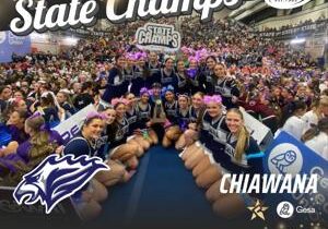 Chiawana Cheer Team wins State Title
