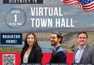 Virtual town hall for Washington’s 15th District set for April 1