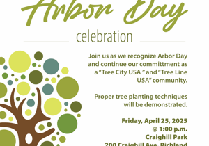 Richland celebrates Arbor Day with tree planting at Craighill Park