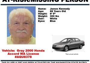 Silver Alert in effect for missing 88-year-old Richland man