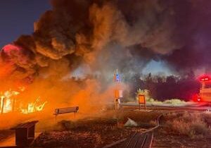Rotary Playground catches fire on Yakima Greenway