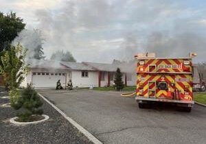 Kennewick family safe after fire damages home