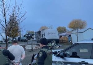 Disturbance in Plymouth ends peacefully after suspect surrenders