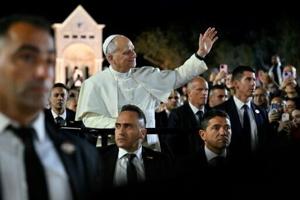 Tens of thousands flock to pope’s Beirut mass