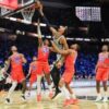 Wembanyama blocking Knicks path in NBA Cup final