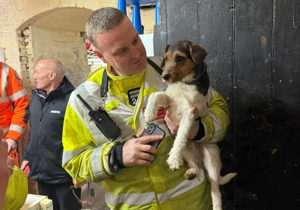 Firefighters rescue poor pup who got stuck in air vent