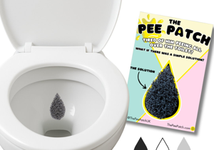 Man invents ‘pee patch’ to stop men splashing urine around toilets