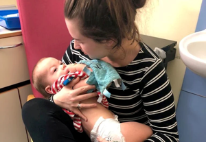 Mom whose baby almost died from measles advocates for vaccine