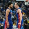 Cunningham leads Pistons past Nuggets rally, Knicks roll on