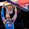 Thunder strike from long range to halt Cavs’ seven-game win streak
